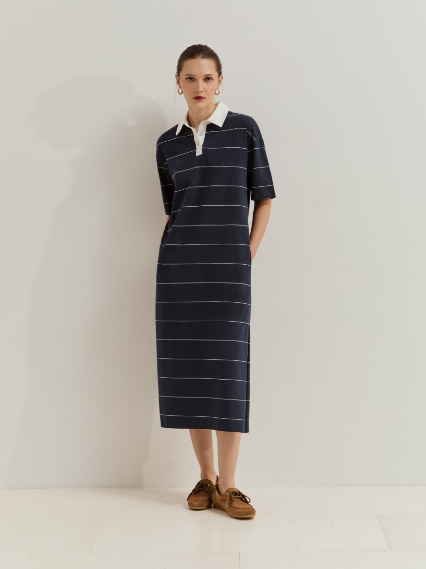 Vestido �s riscas