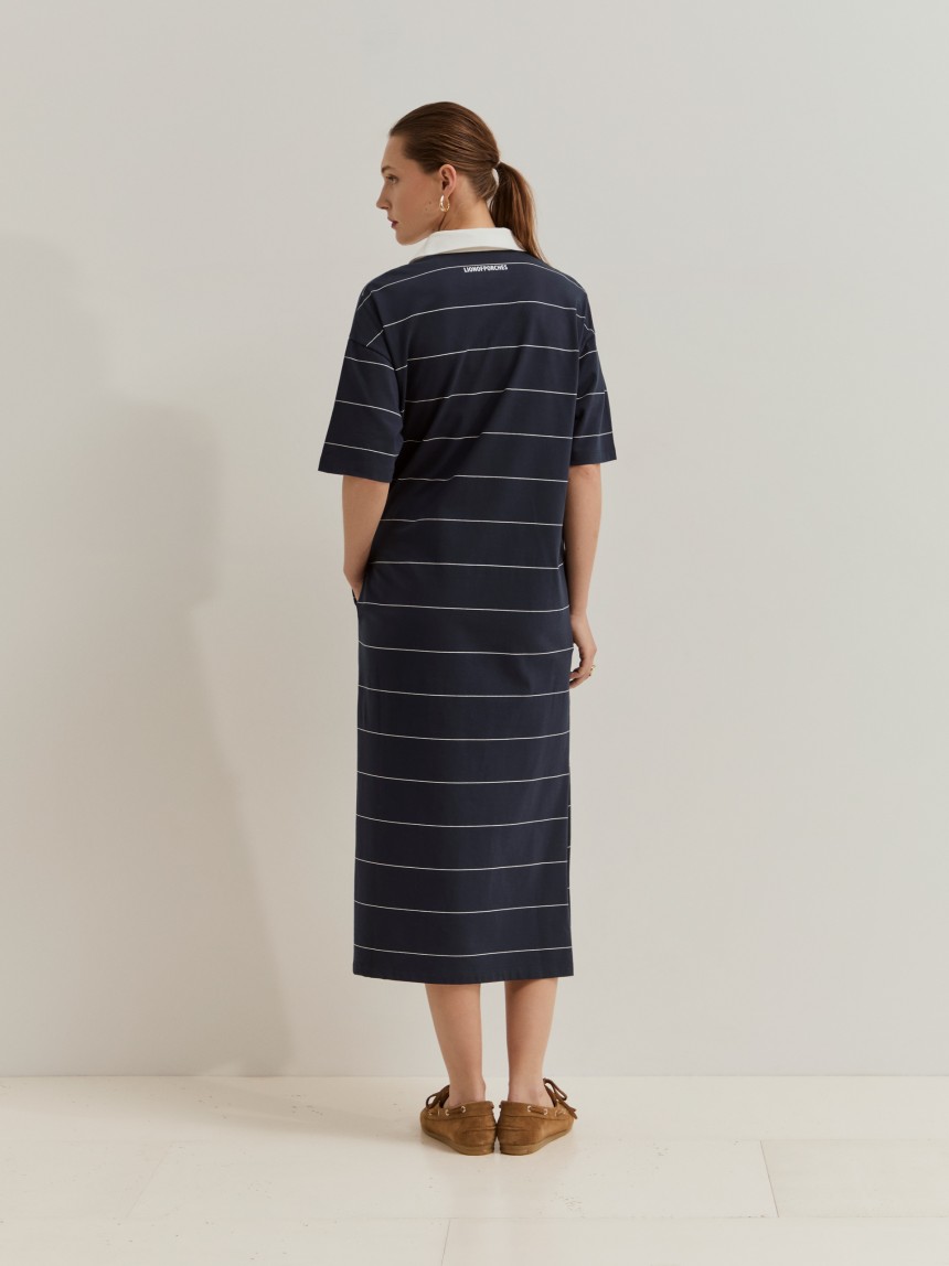 Vestido �s riscas