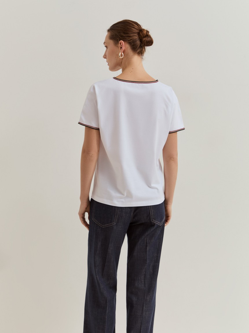 T-shirt em algod�o