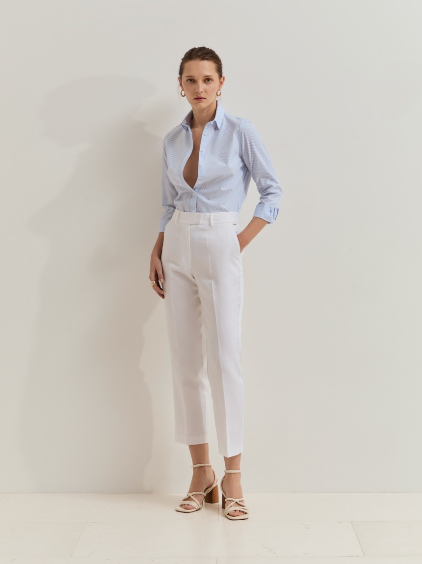 Regular fit chino trousers