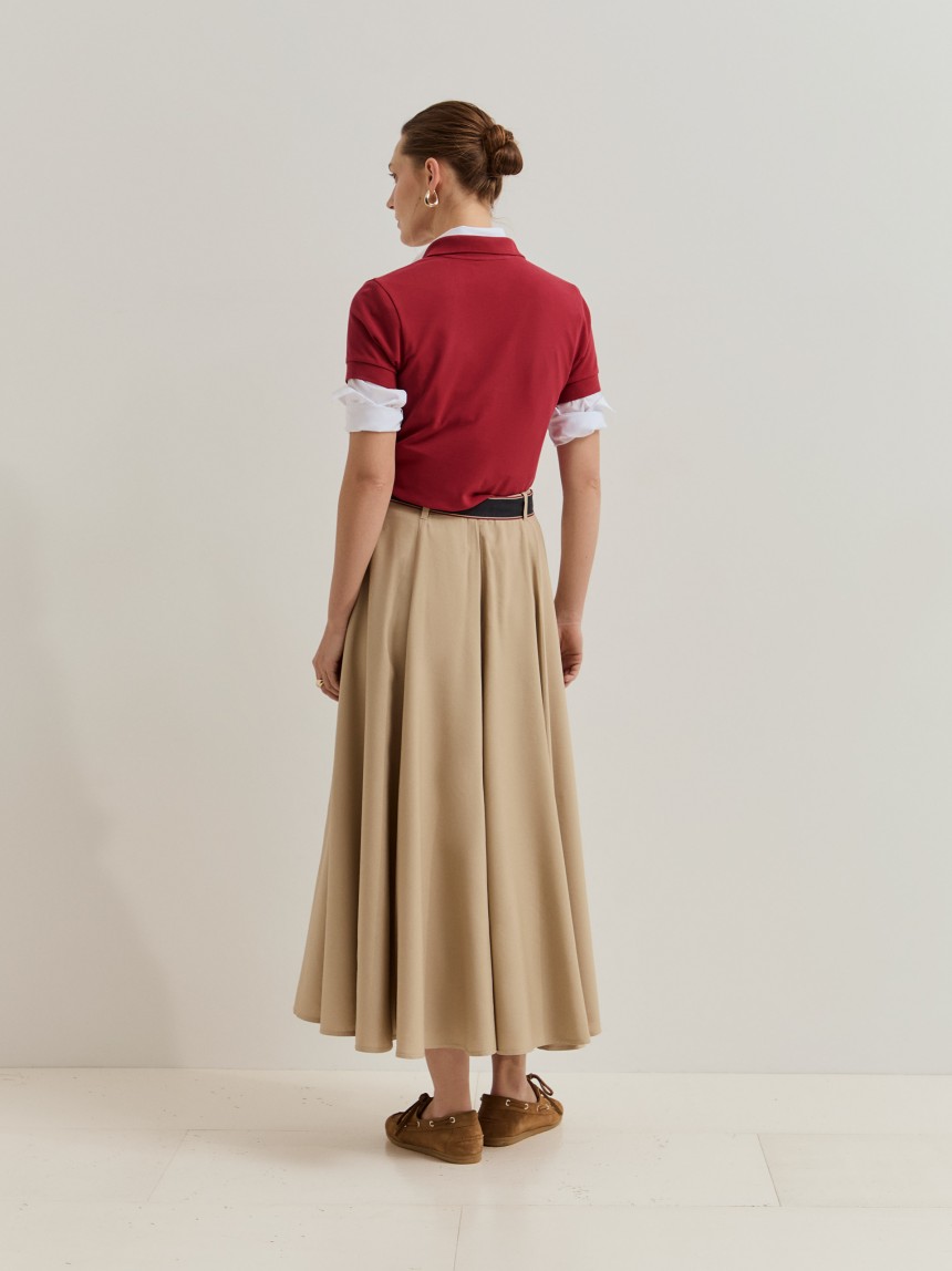 Skirt with belt