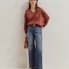 Blusa com estampado de monograma