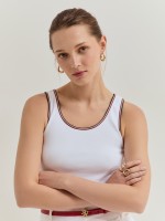 Wide-strapped top