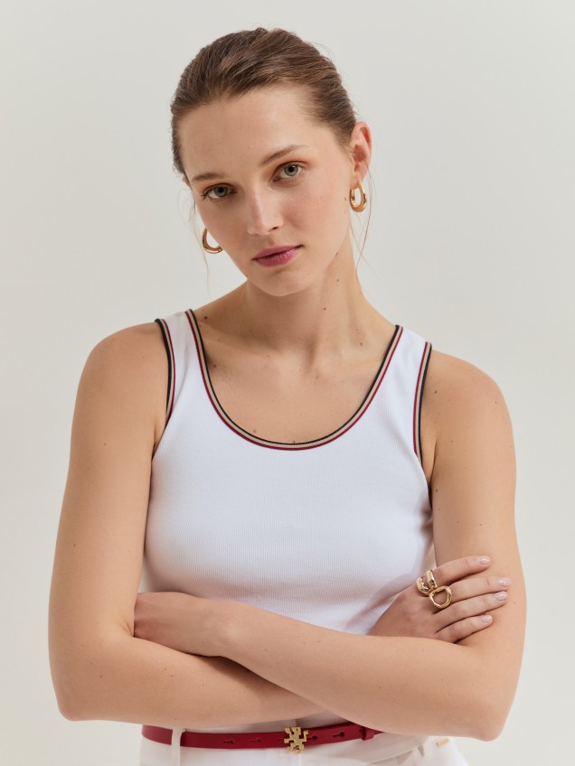 Wide-strapped top
