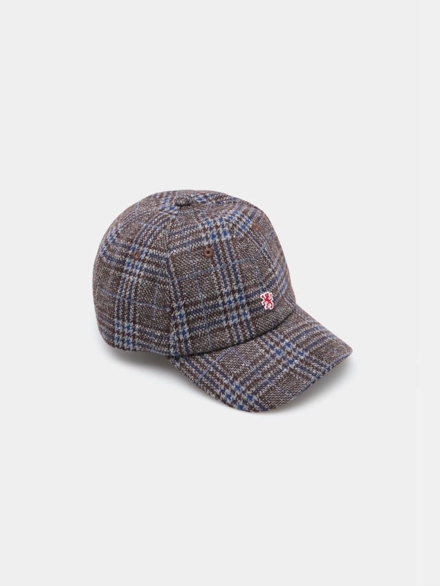 Checkered wool cap - Image product