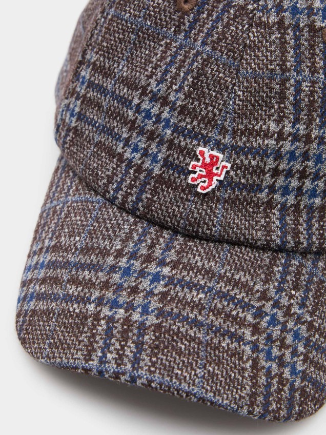 Checkered wool cap - Image product