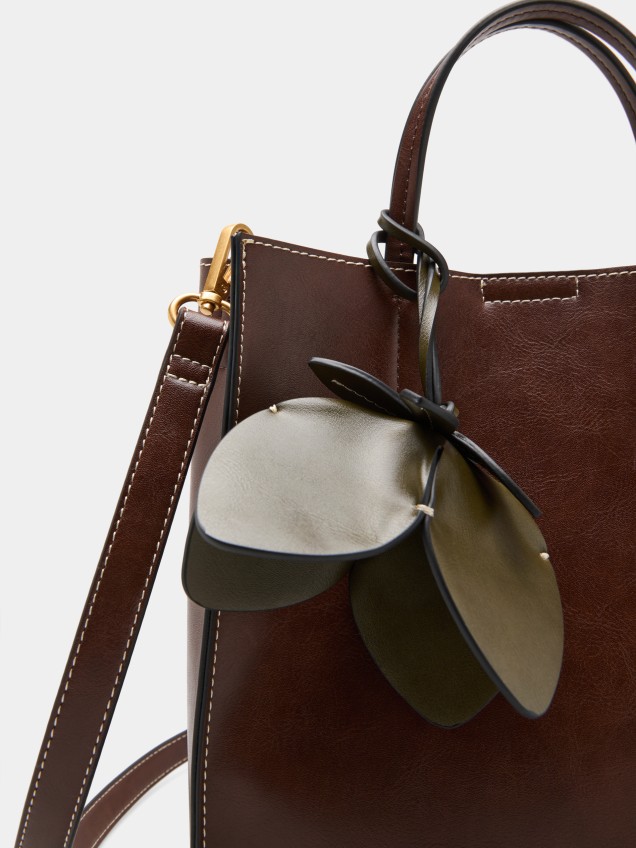 Tote bag com charm