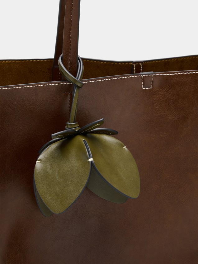 Tote bag com charm