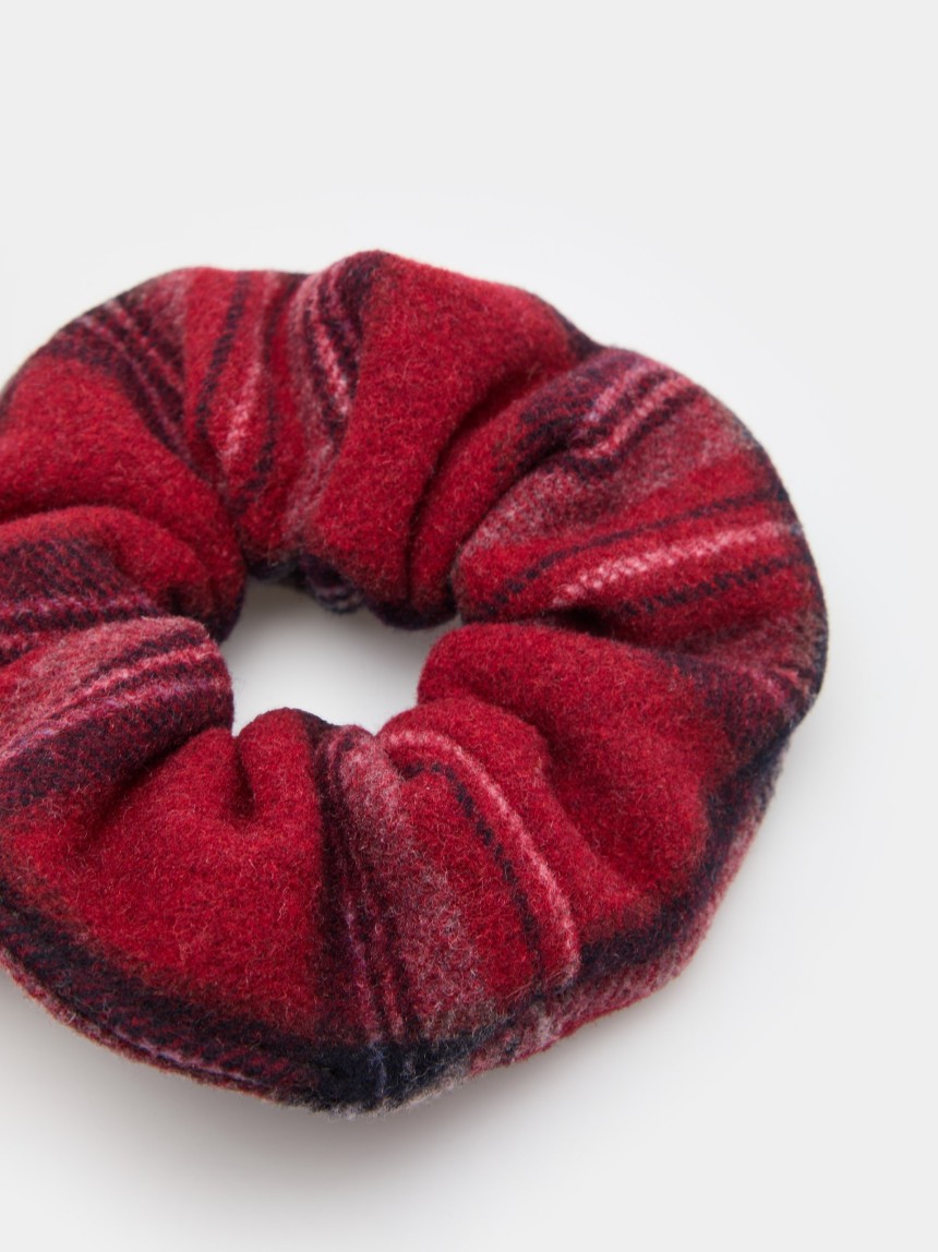 Tartan hair tie