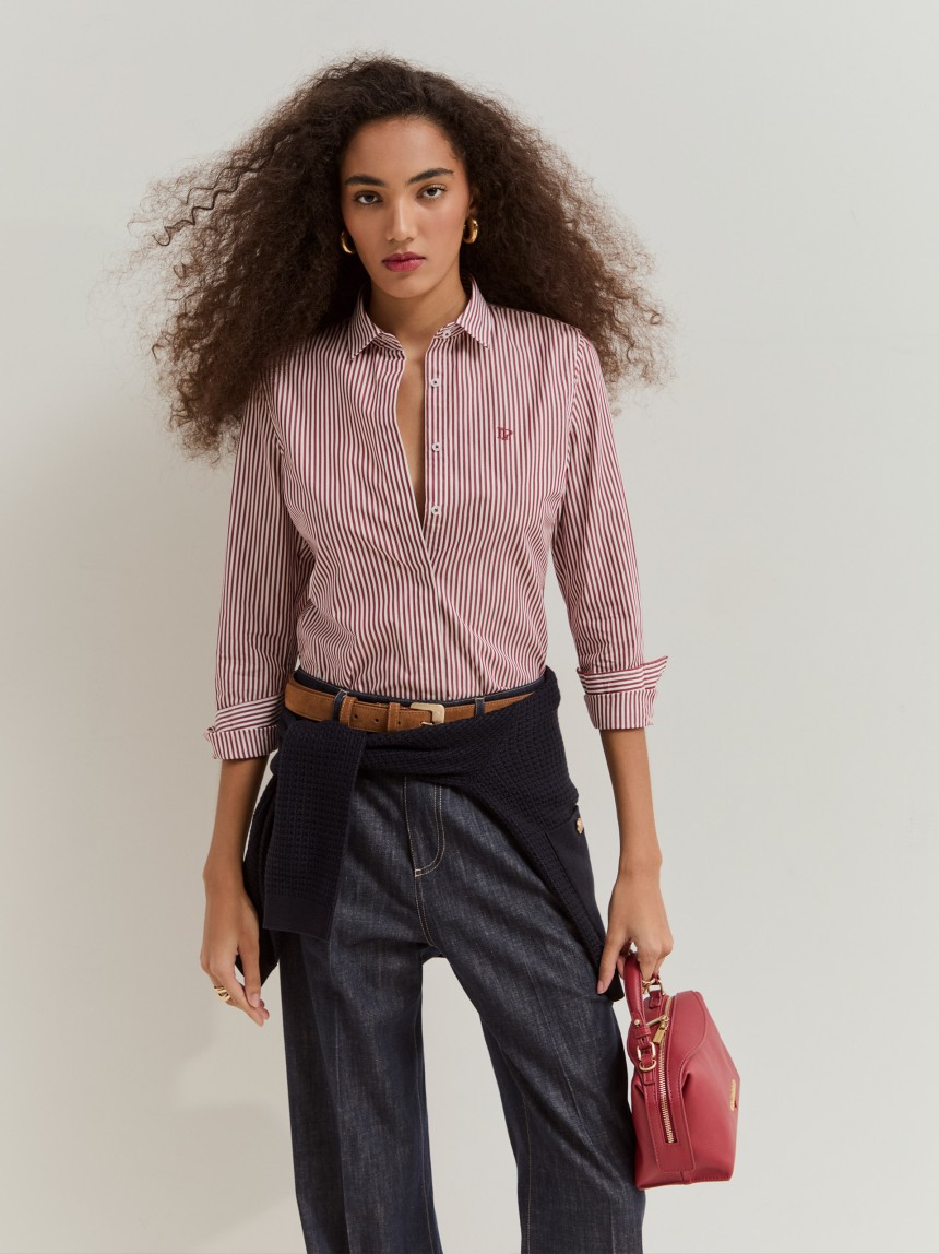 Camisa de riscas