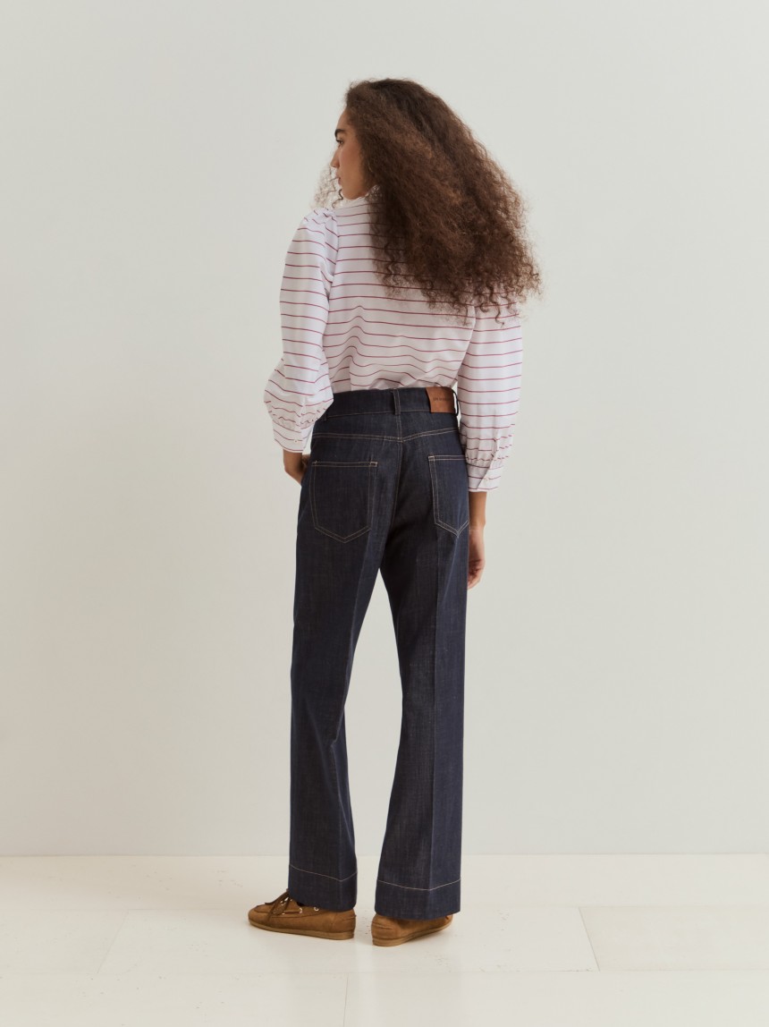 Wide leg jeans