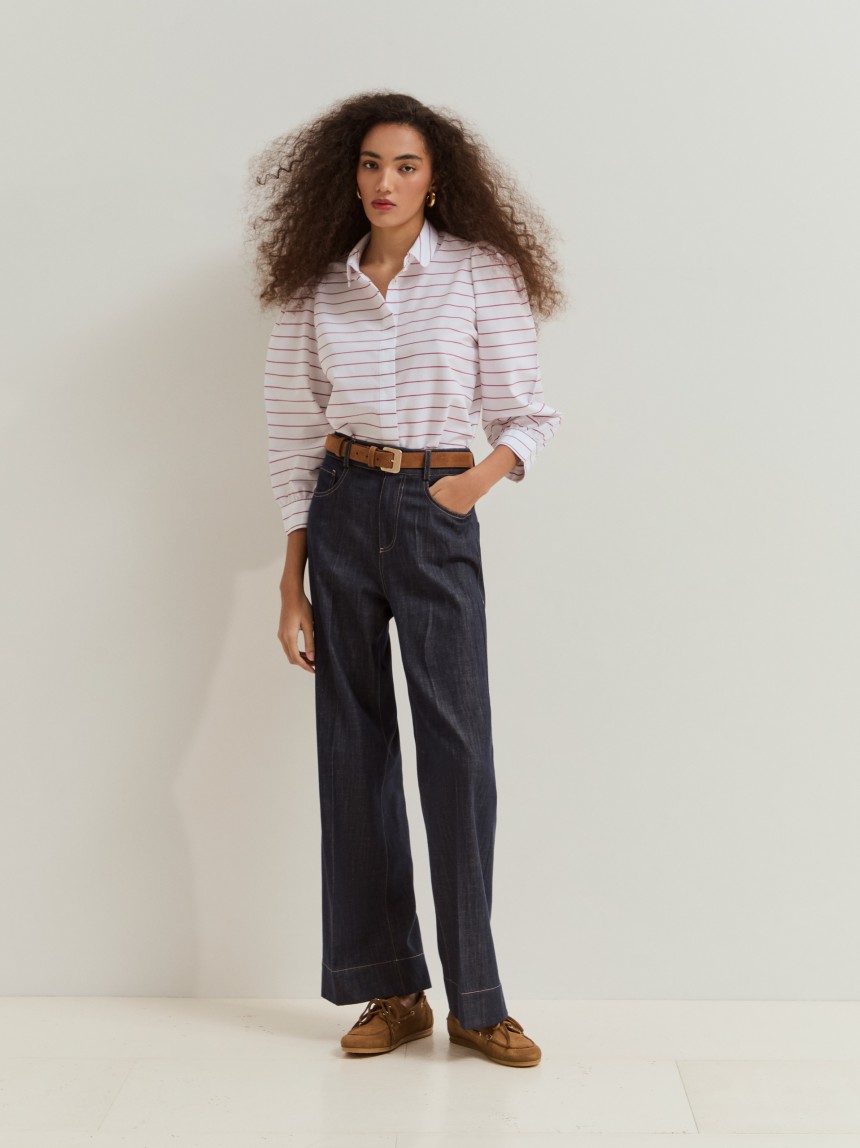 Wide leg jeans