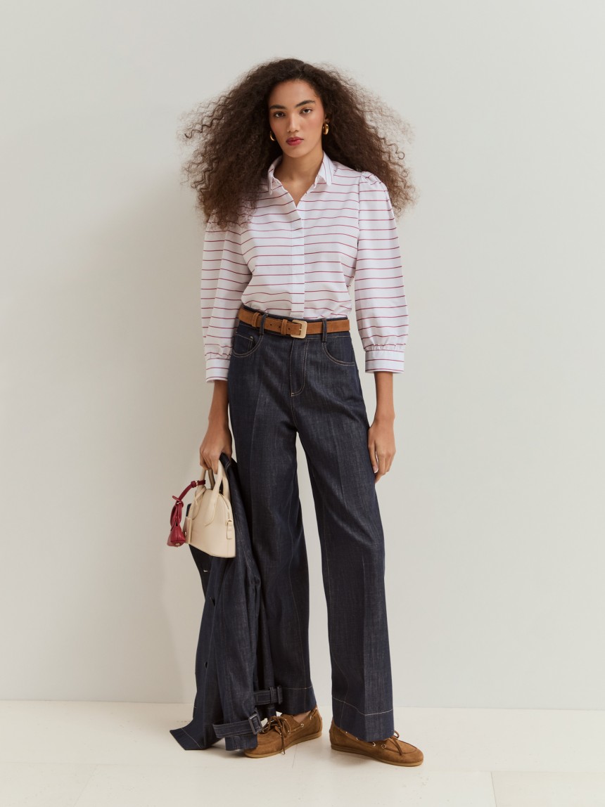 Wide leg jeans