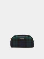 Tartan toiletries bag