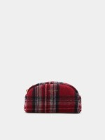 Tartan toiletries bag