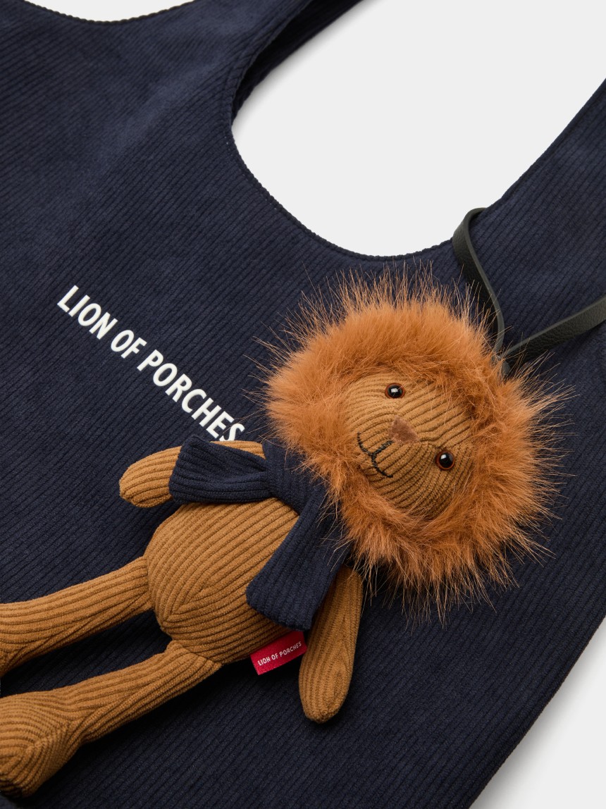 Corduroy tote bag
