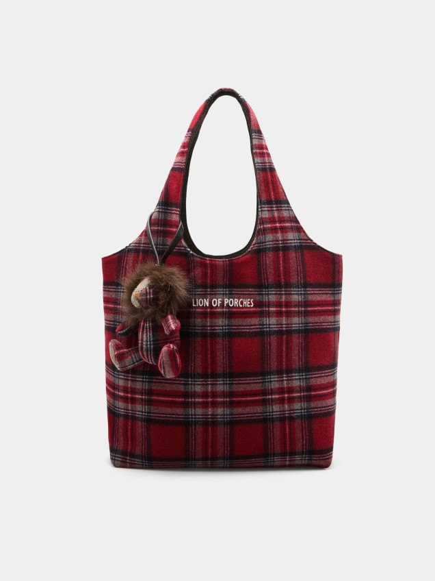 Reversible tote bag with charm - Image product