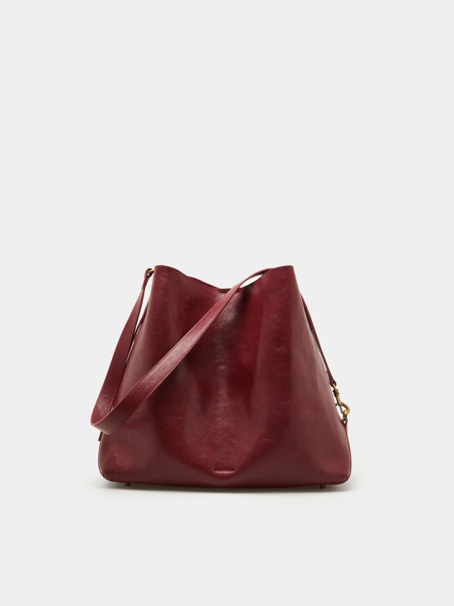 Mala bucket m�dia em pele - Image product