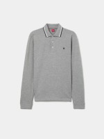 Polo piqué de manga comprida Polo piqué de manga comprida
