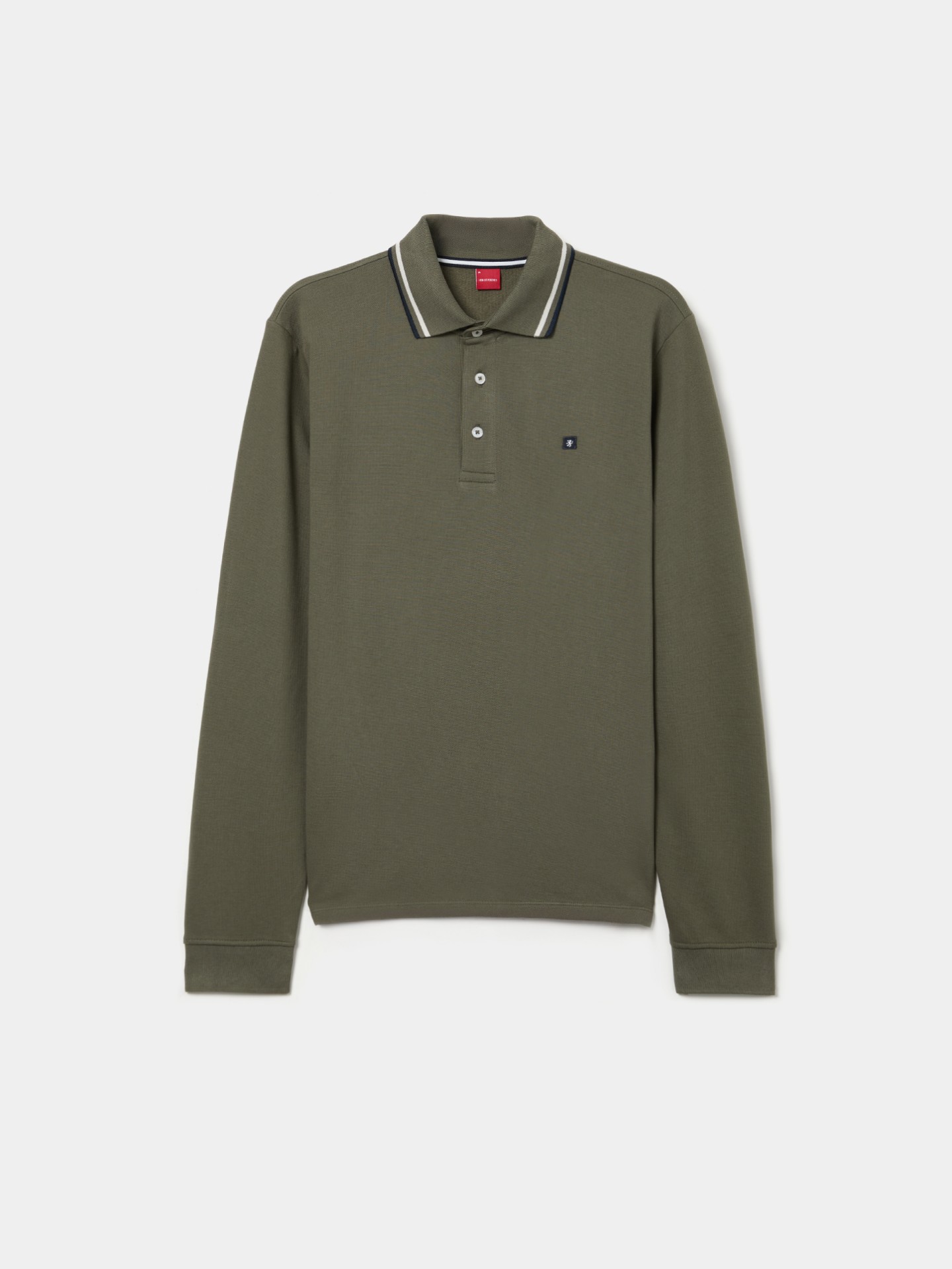 Polo piqué de manga comprida