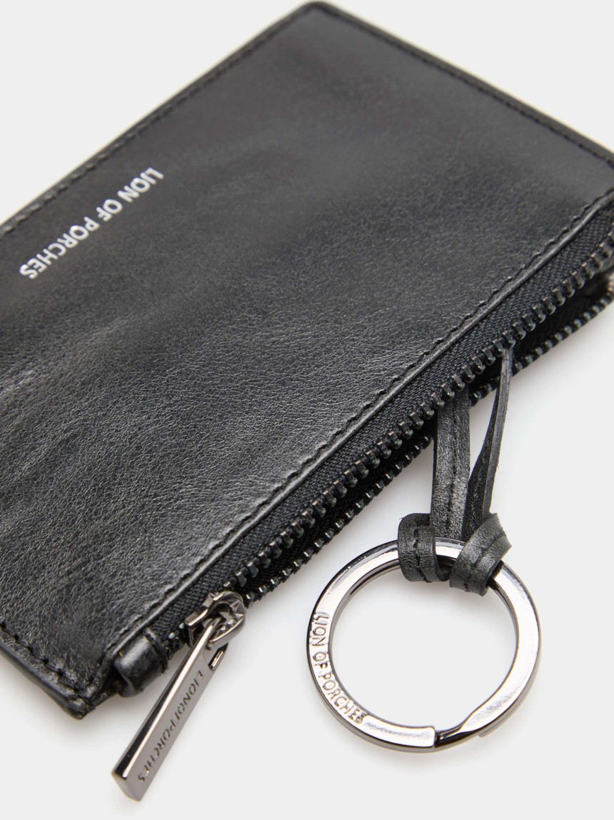 Rectangular leather wallet