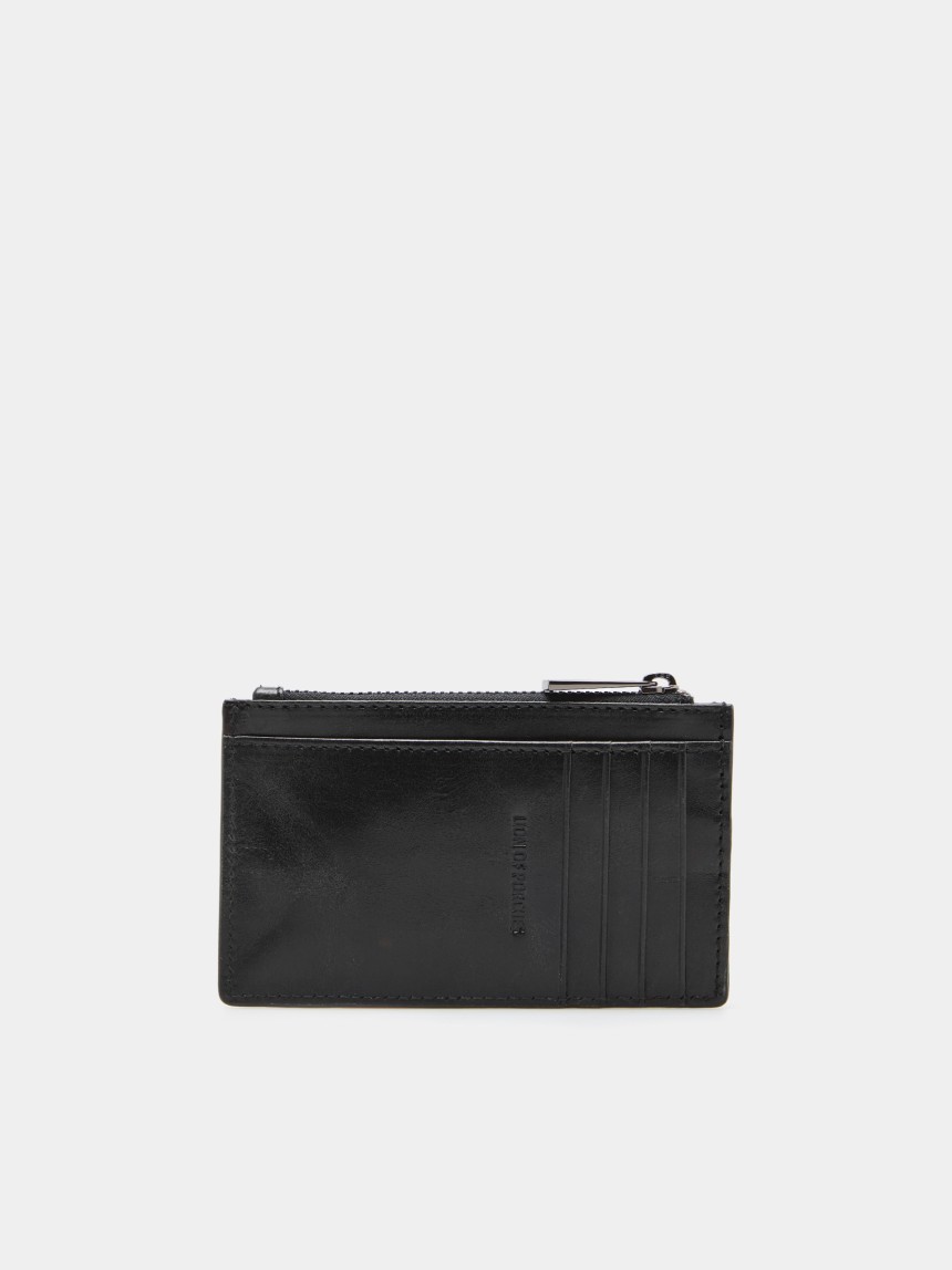 Rectangular leather wallet
