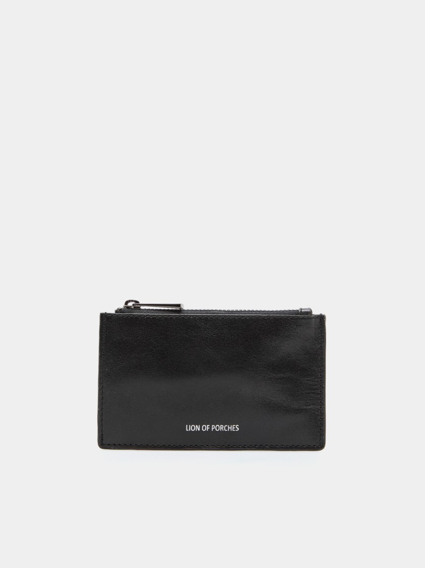 Rectangular leather wallet