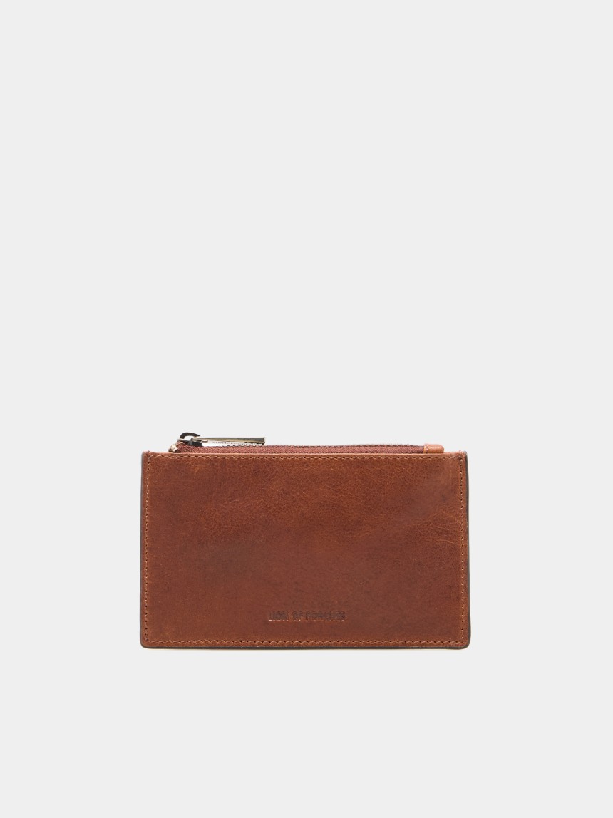 Rectangular leather wallet