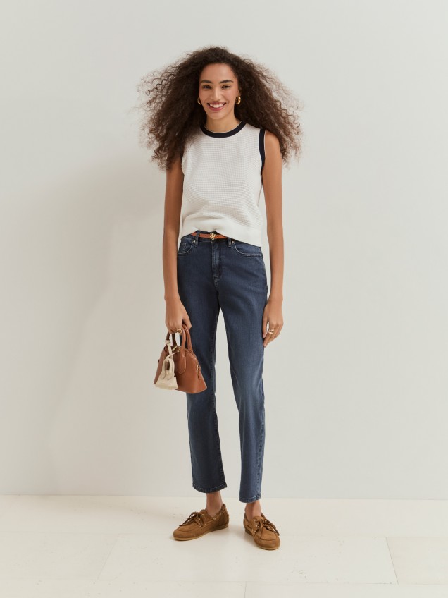 Cropped jeans