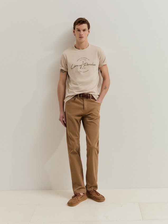T-shirt em algodão