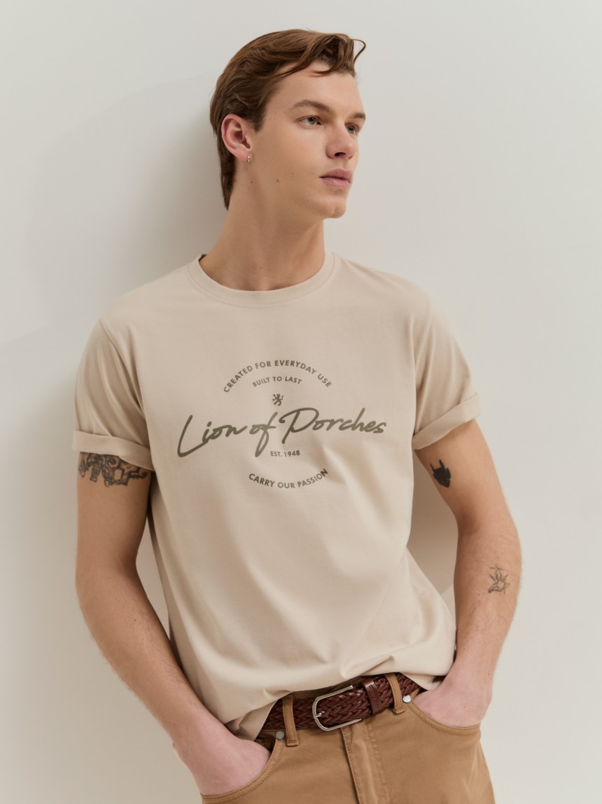 T-shirt em algod�o
