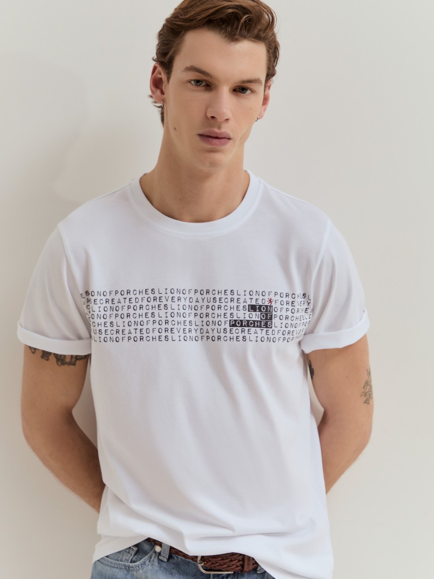 T-shirt em algod�o