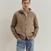 Cotton knit jacket