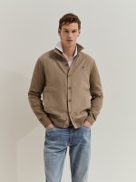 Cotton knit jacket