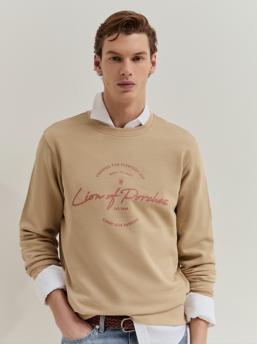 Sweatshirt em algod�o