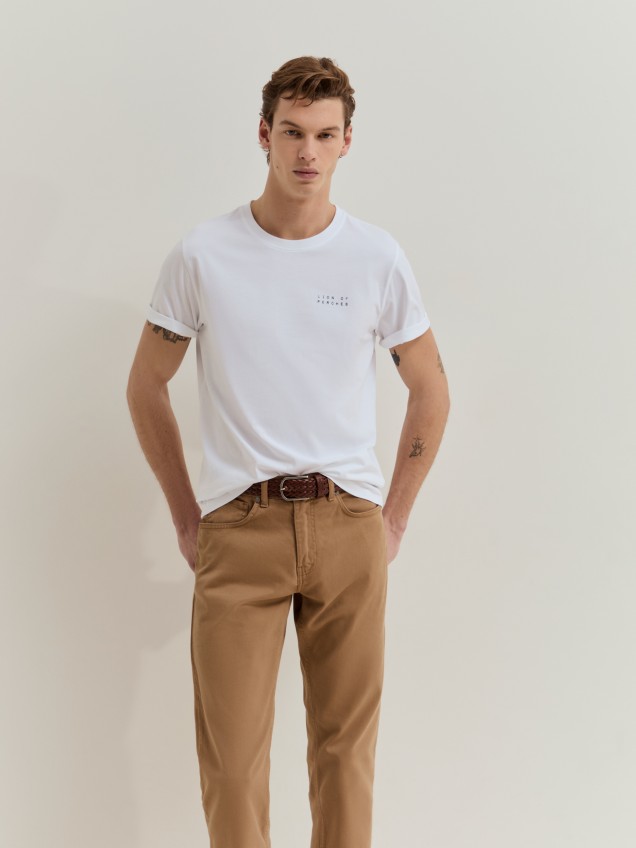 Calças chino regular fit