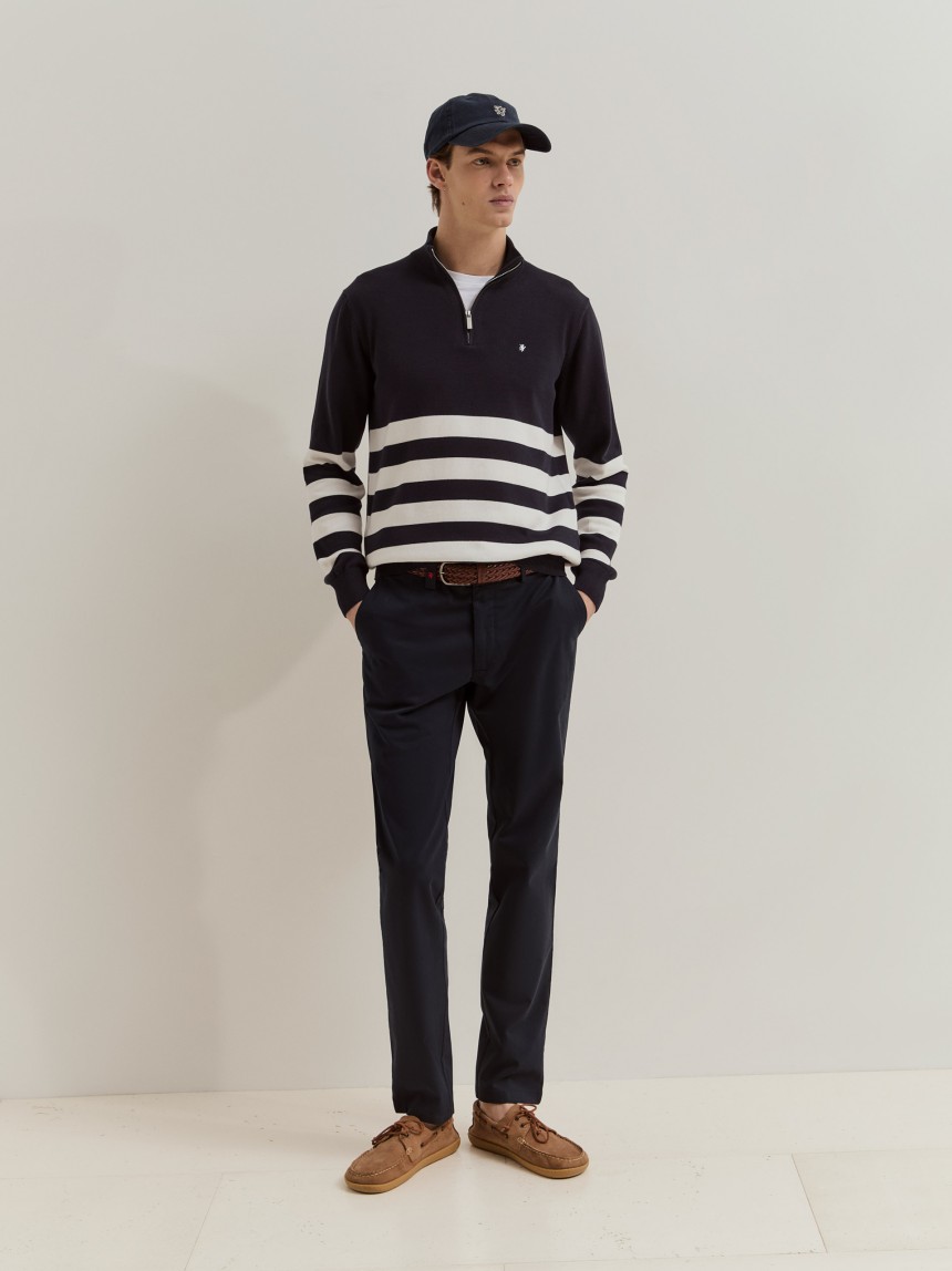 Slim fit chino trousers