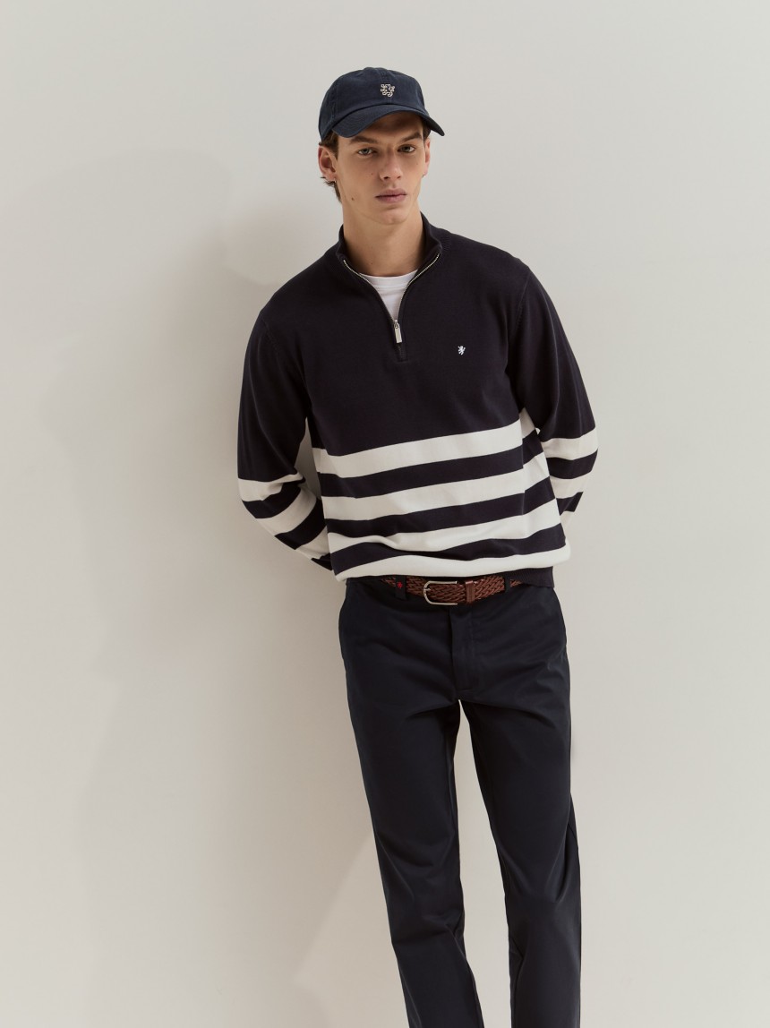 Slim fit chino trousers