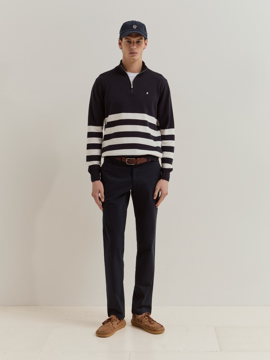 Slim fit chino trousers