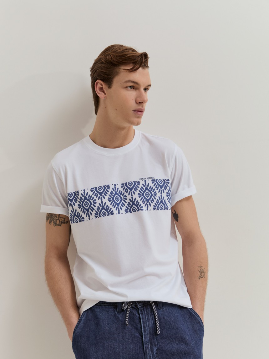T-shirt em algod�o