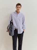Camisa de algod�n a rayas
