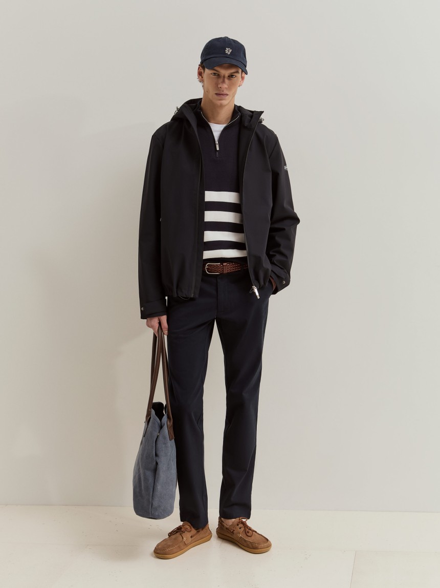 Jacket in technical fabric