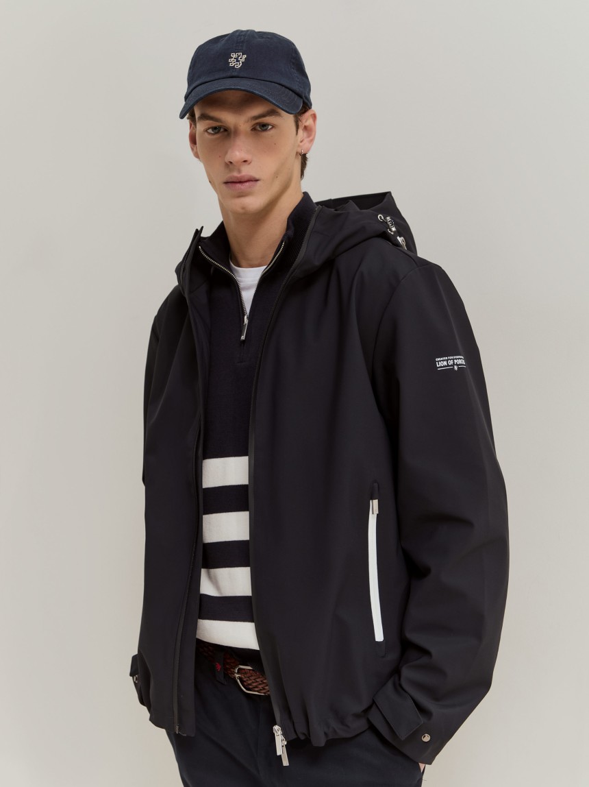 Jacket in technical fabric