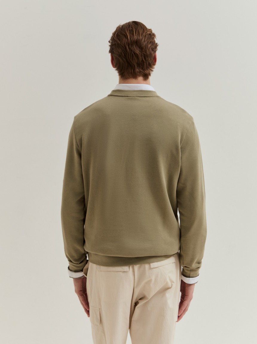 Sweatshirt em algod�o