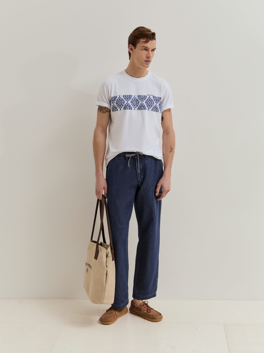 T-shirt em algod�o