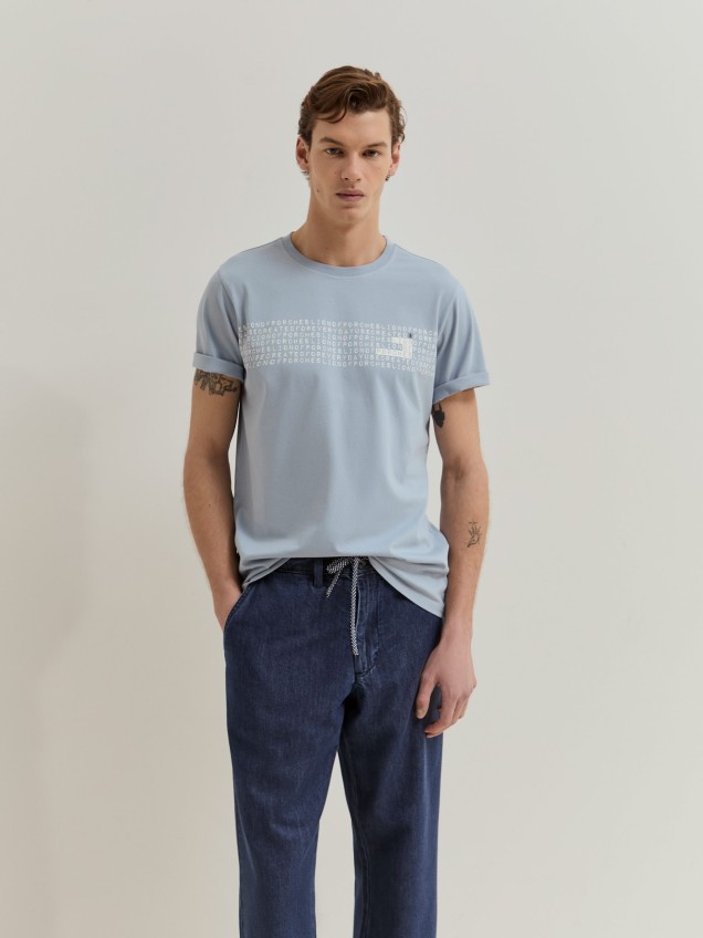 T-shirt em algodão