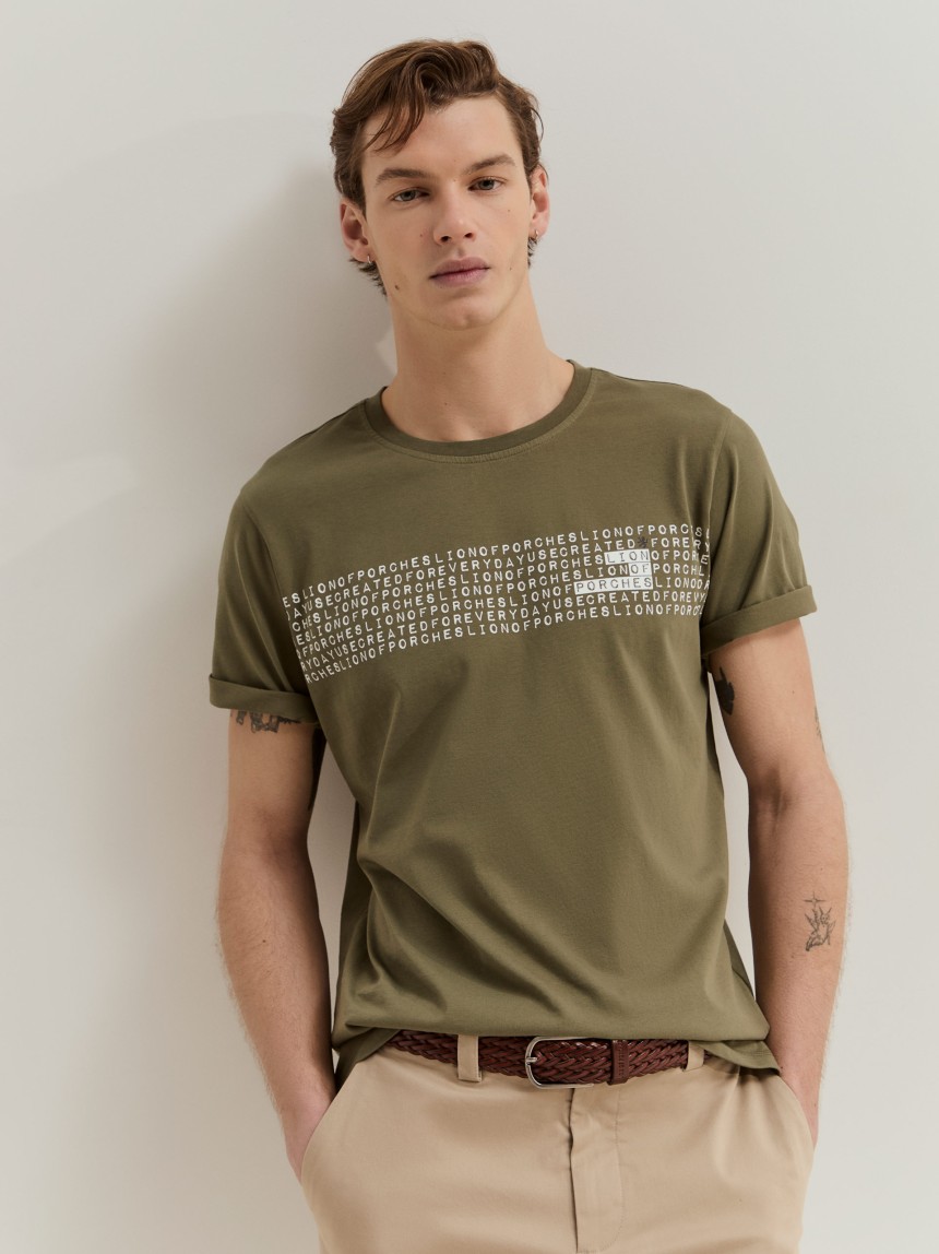 T-shirt em algod�o