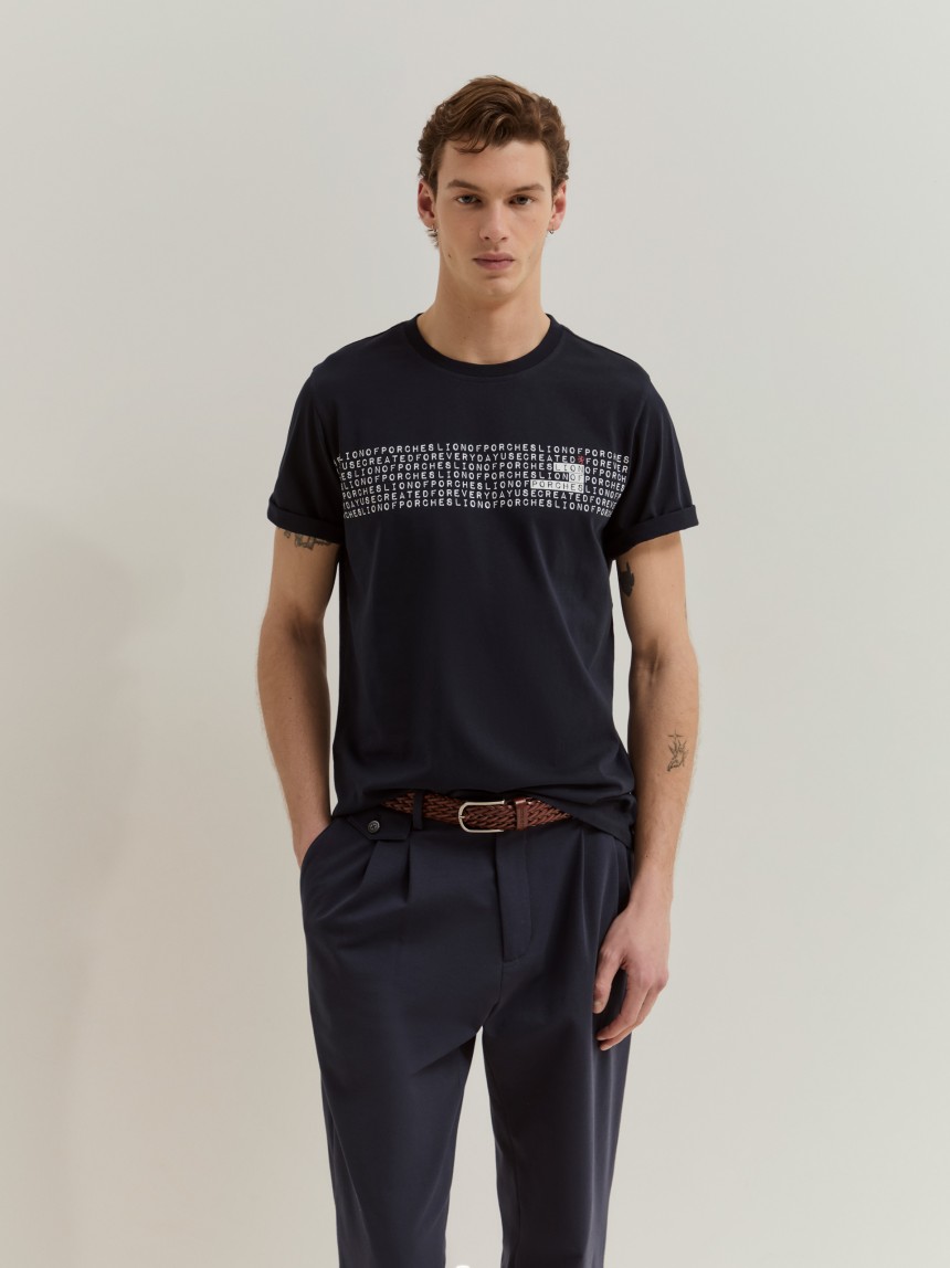 T-shirt em algod�o