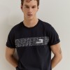 T-shirt em algod�o