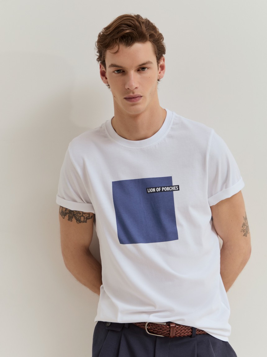 T-shirt em algod�o